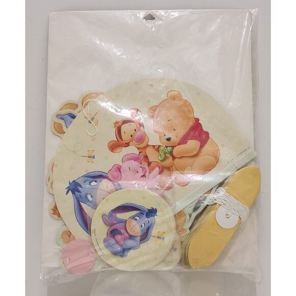 Vintage Disney Hallmark Winnie The Pooh Baby Shower Decoration Kits (3) - Picture 7 of 9